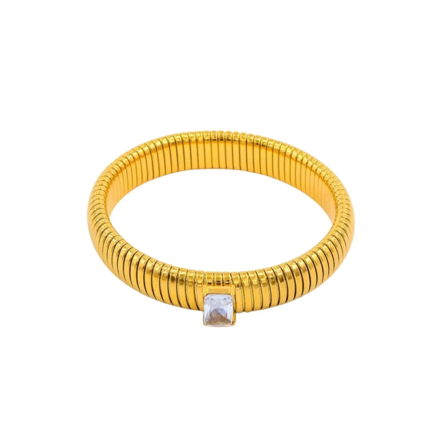 Accessory Concierge - Women's Singular CZ Cobra Bracelet