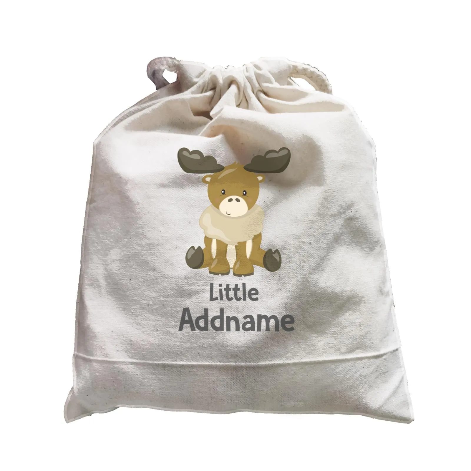 Arctic Animals Little Moose Addname Satchel