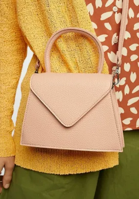 Baby Pink Cross Body Mini Tote Bag