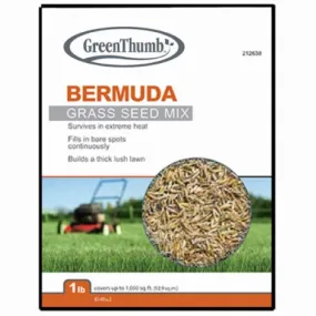 Barenbrug GTBERM1 1 LB Bag of Bermuda Grass Seed Mix - Quantity of 12