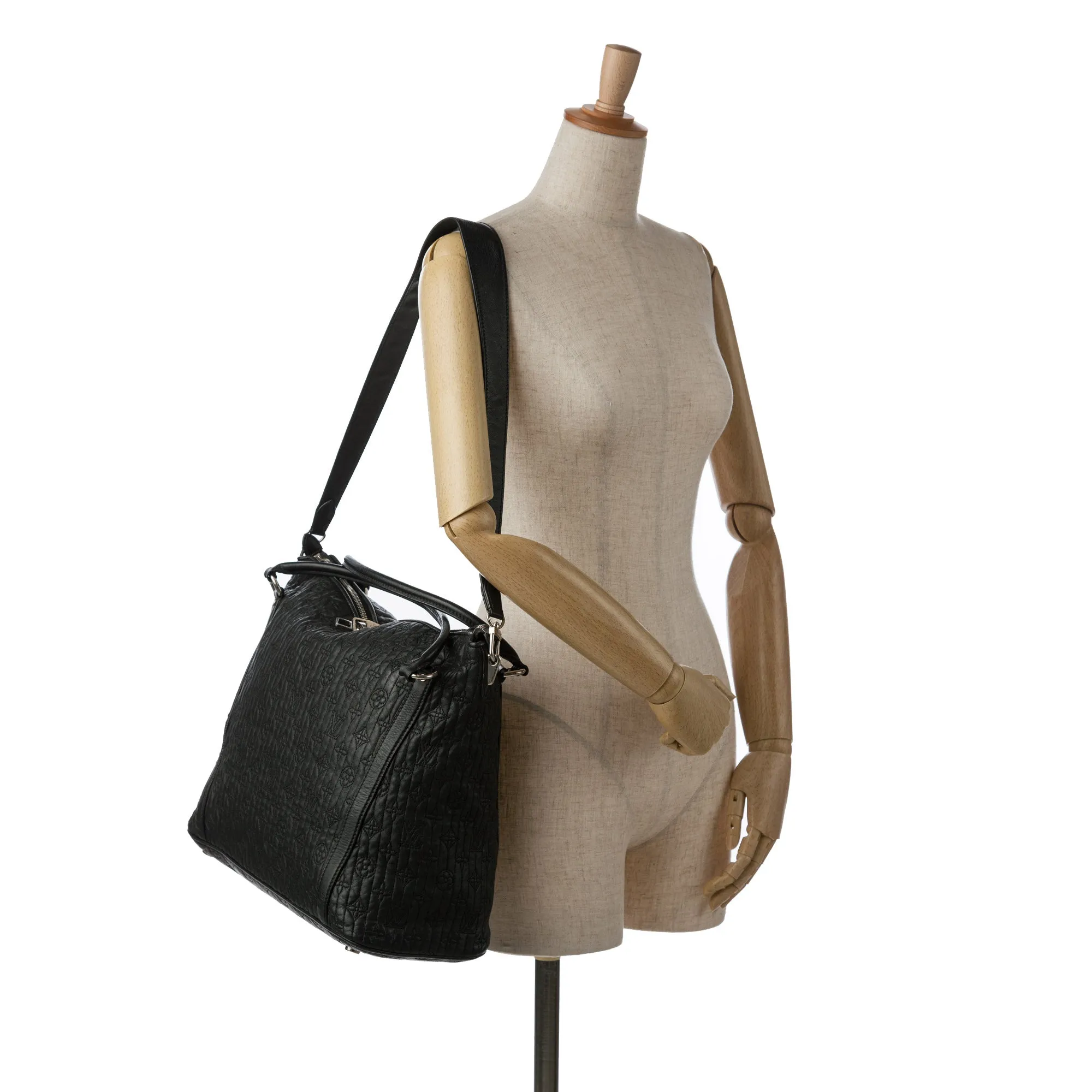 Black Louis Vuitton Monogram Antheia Ixia MM Satchel