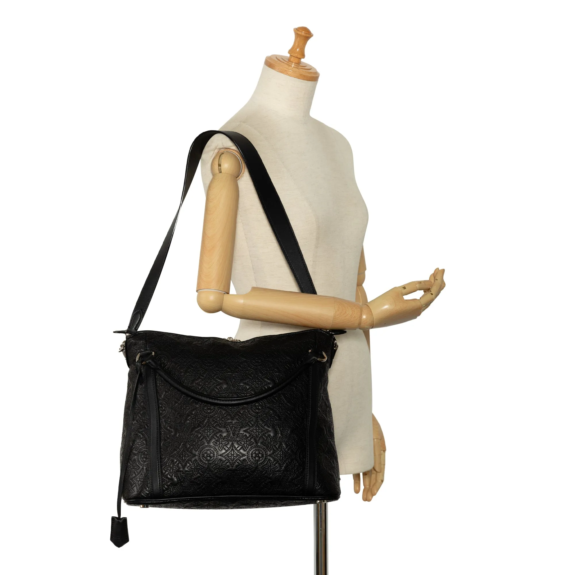 Black Louis Vuitton Monogram Antheia Ixia PM Satchel