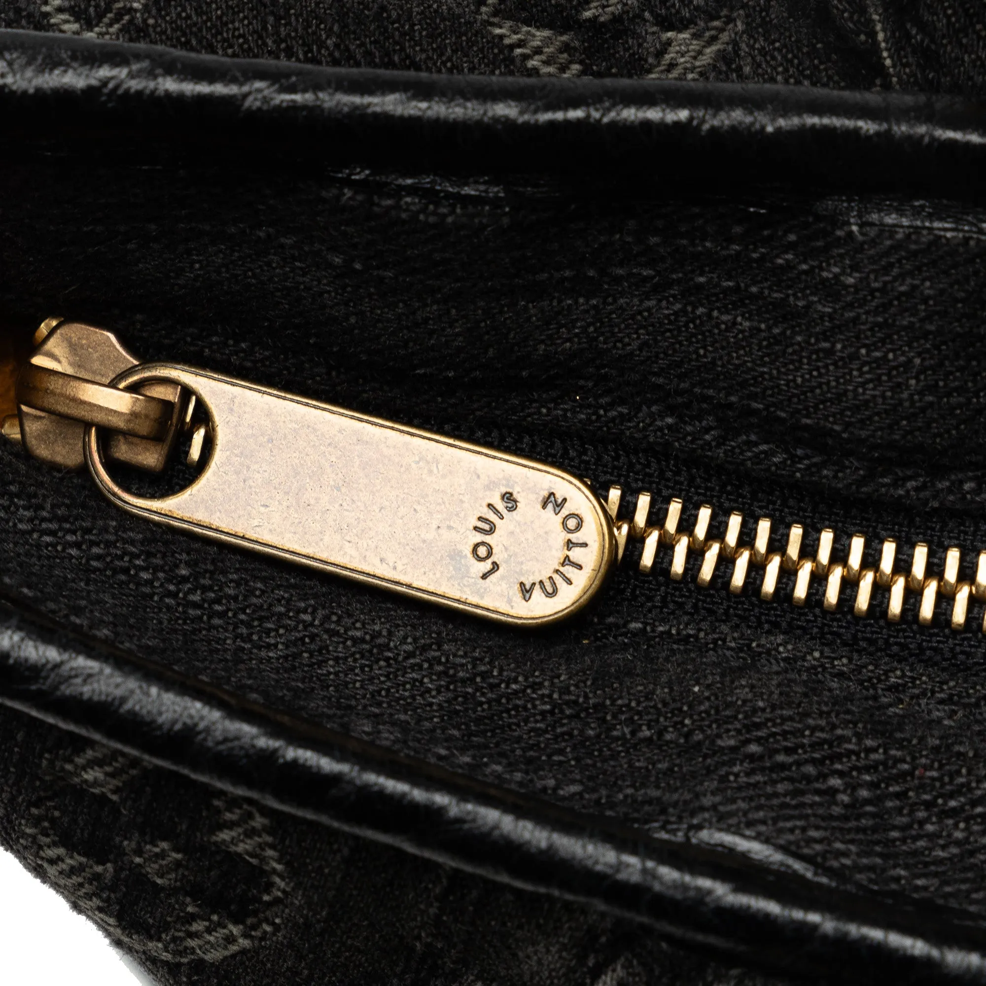 Black Louis Vuitton Monogram Denim Neo Cabby GM Satchel