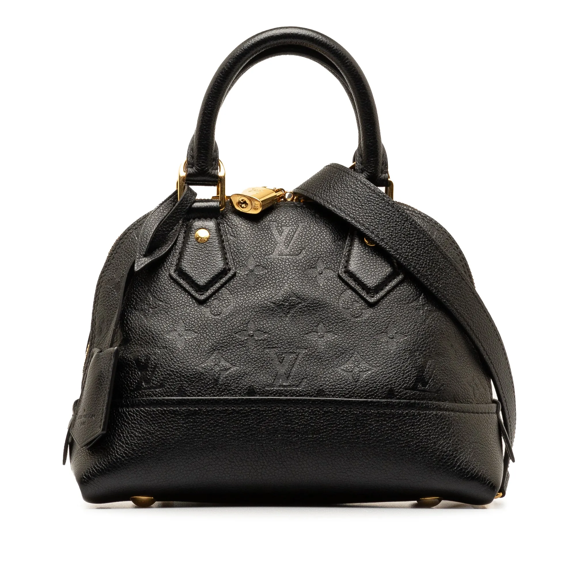 Black Louis Vuitton Monogram Empreinte Neo Alma BB Satchel