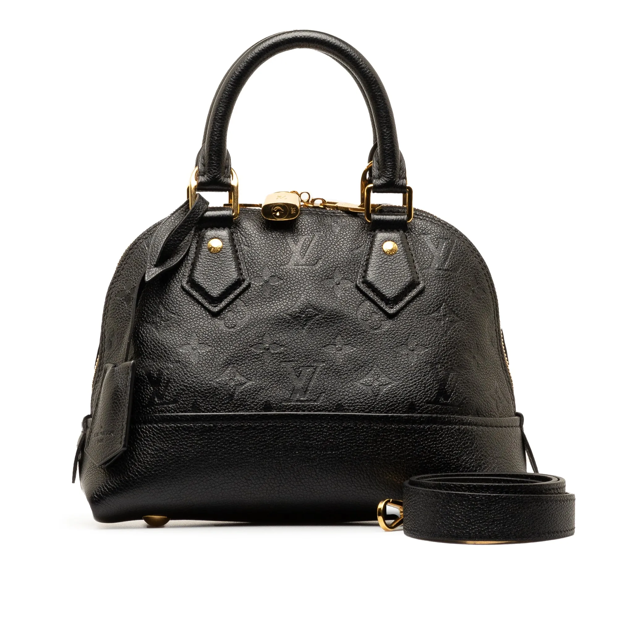 Black Louis Vuitton Monogram Empreinte Neo Alma BB Satchel
