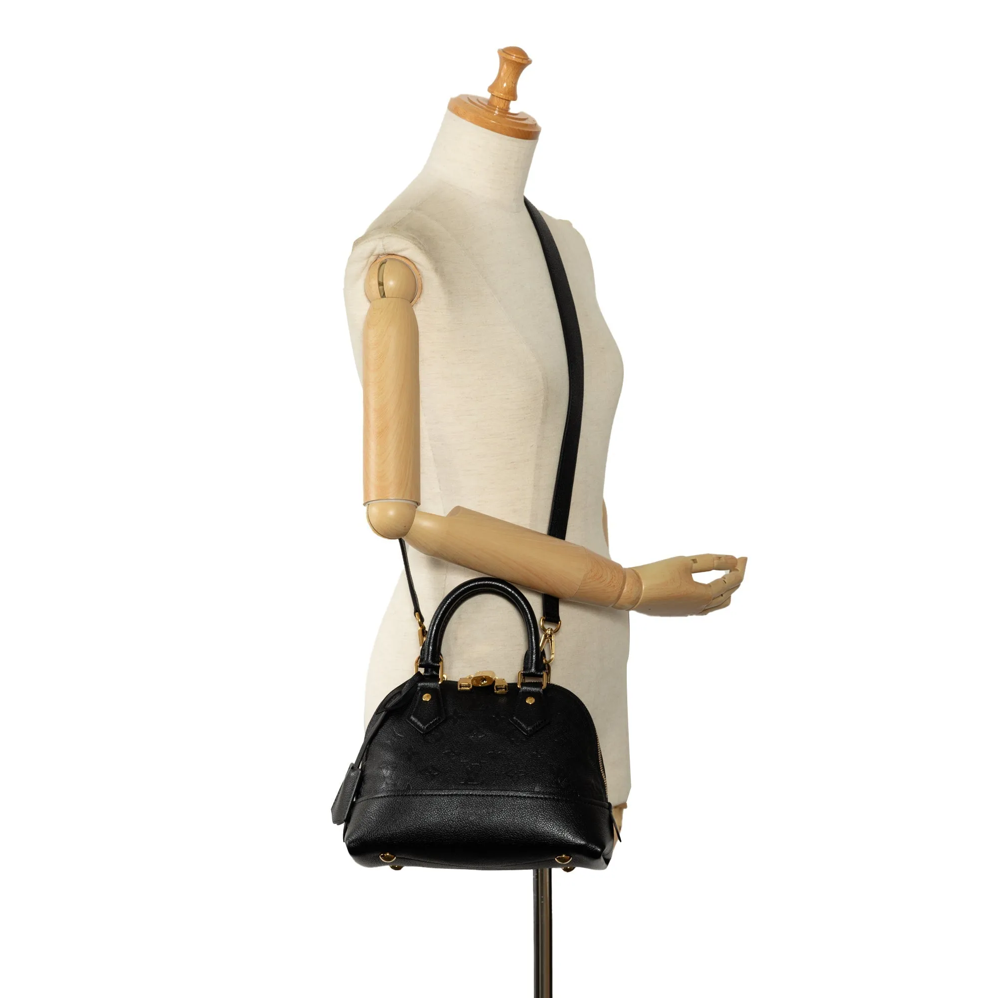 Black Louis Vuitton Monogram Empreinte Neo Alma BB Satchel