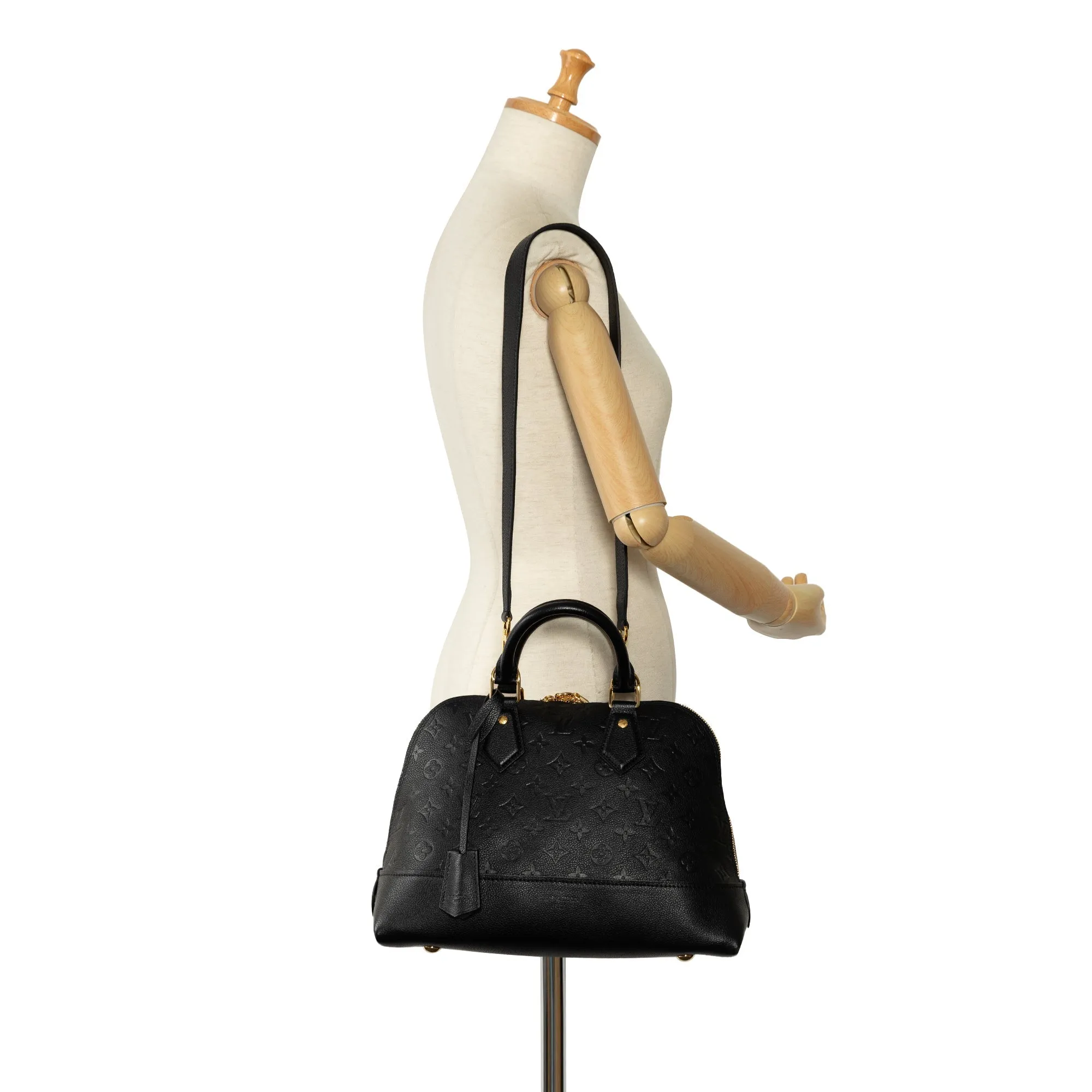 Black Louis Vuitton Monogram Empreinte Neo Alma PM Satchel
