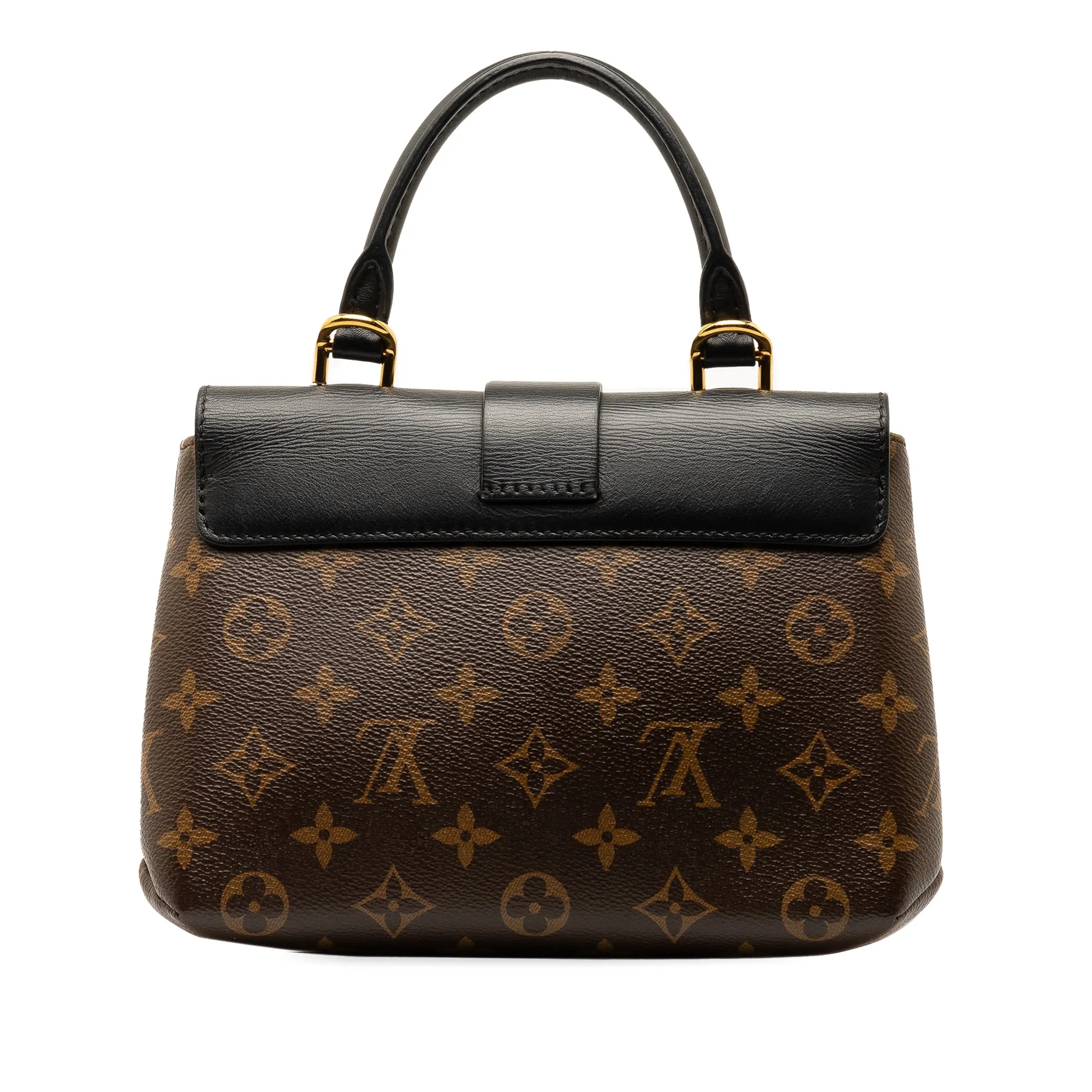 Brown Louis Vuitton Monogram Locky BB Satchel