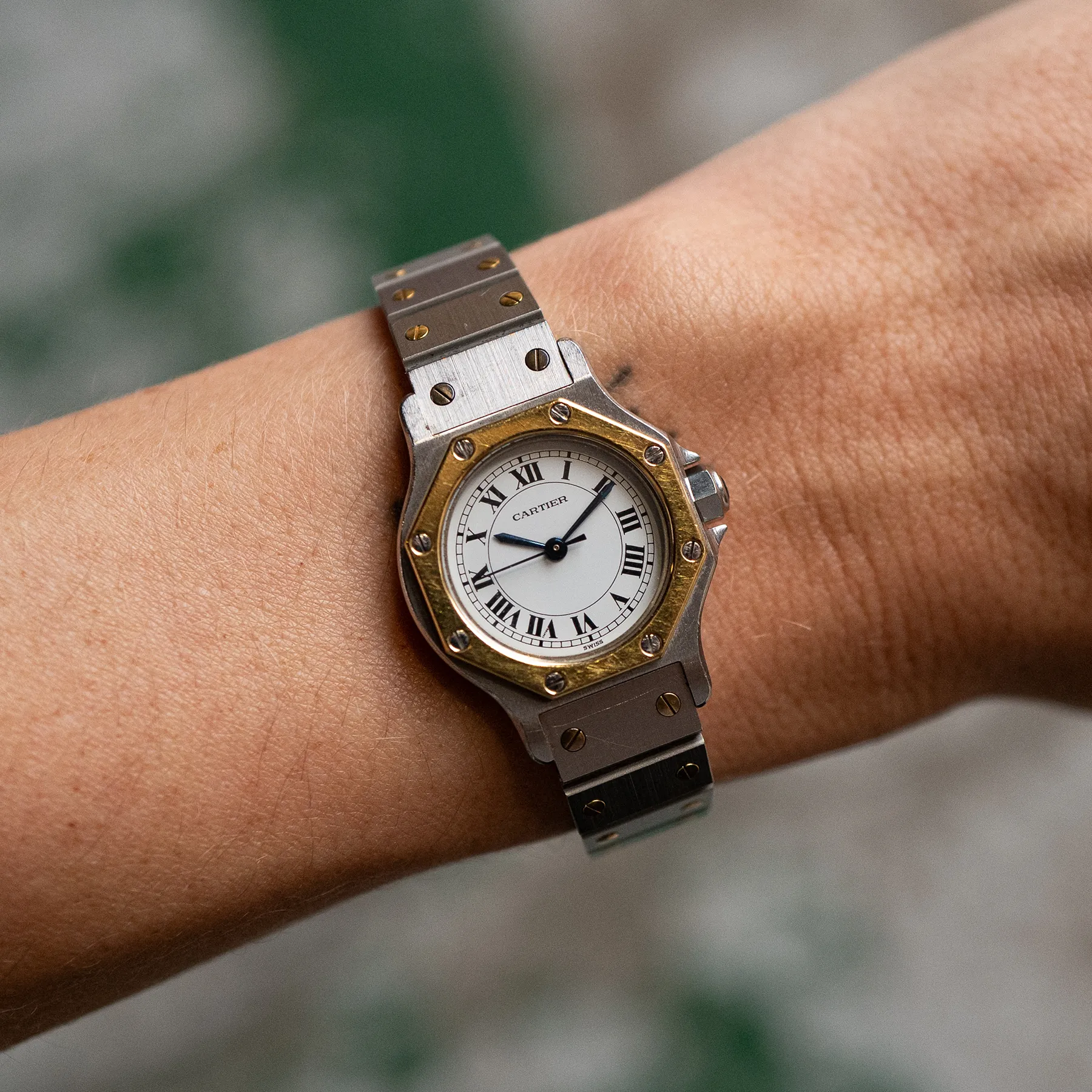 Cartier Santos Octagon Two Tone 25mm Automatic