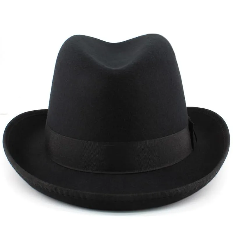 Dryden Feather Wool Homburg Hat