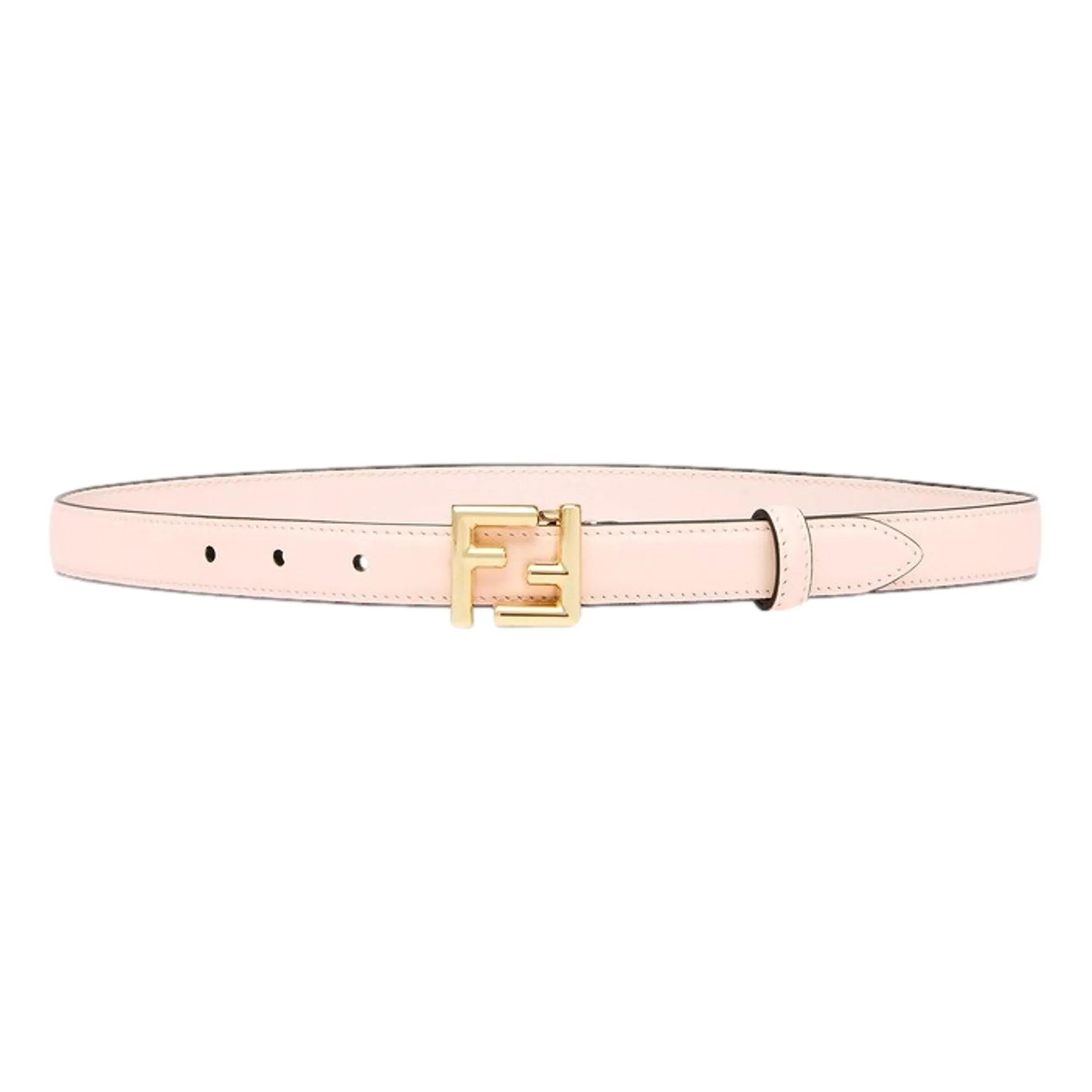 Fendi FF Confeto Pink Calfskin Leather Belt size 80