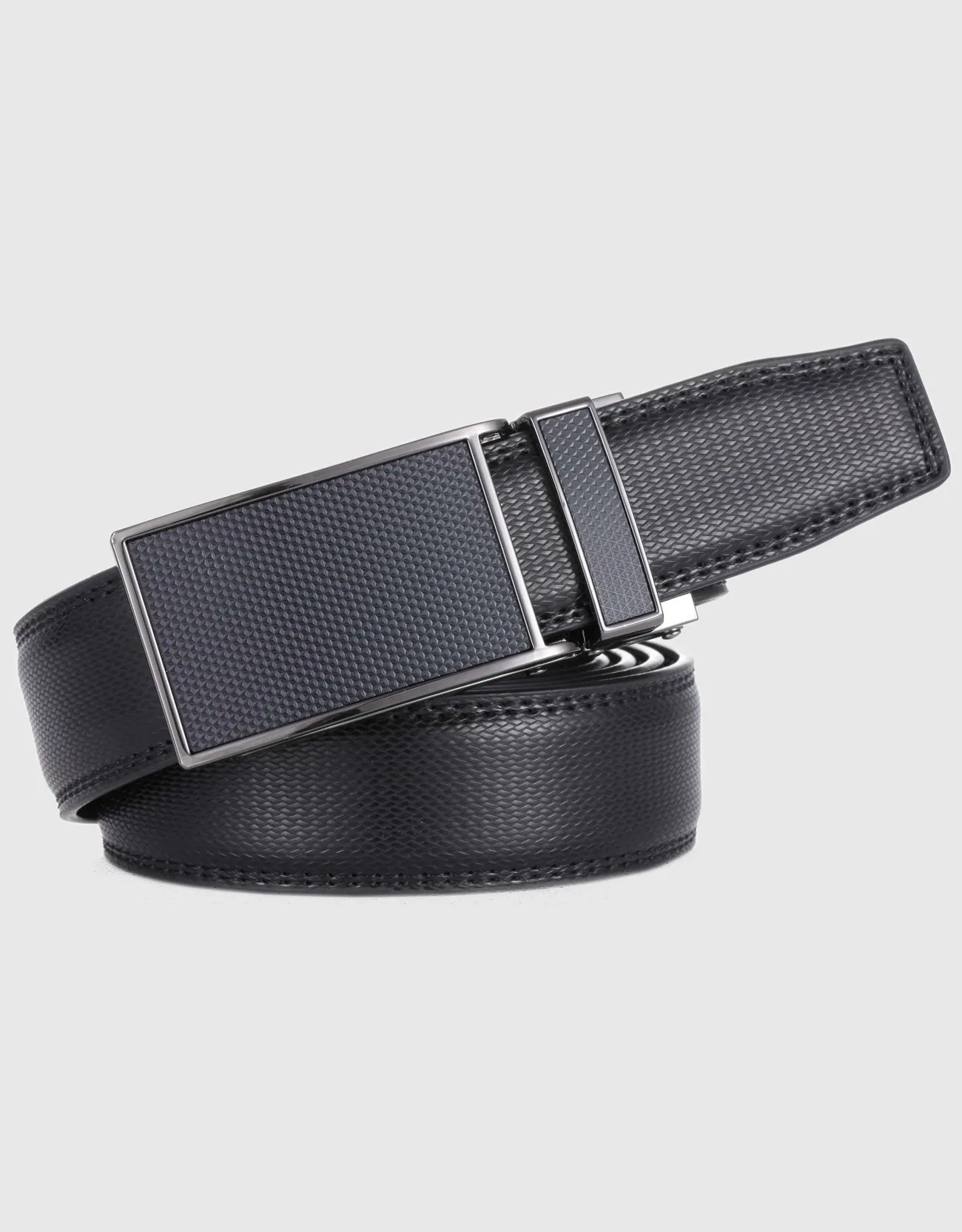 Gallery Seven Leather Ratchet Belt For Men - Adjustable Click Belt - Casual Dress Belt