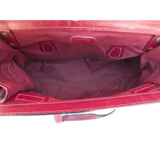 Gucci Anniversary Kelly Style Totesatchel Navyred Diagonal G Print Canvas And Leather Satchel