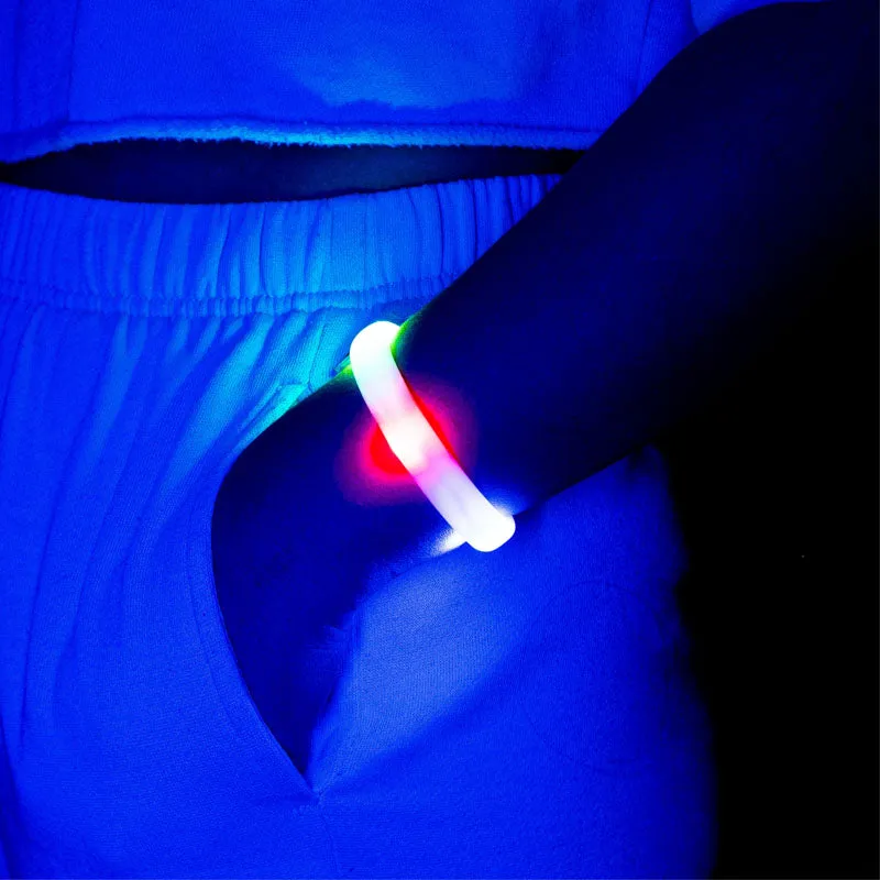LED Flashing Tube Wrap Bracelets Multicolor
