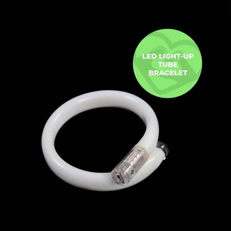 LED Flashing Tube Wrap Bracelets Multicolor