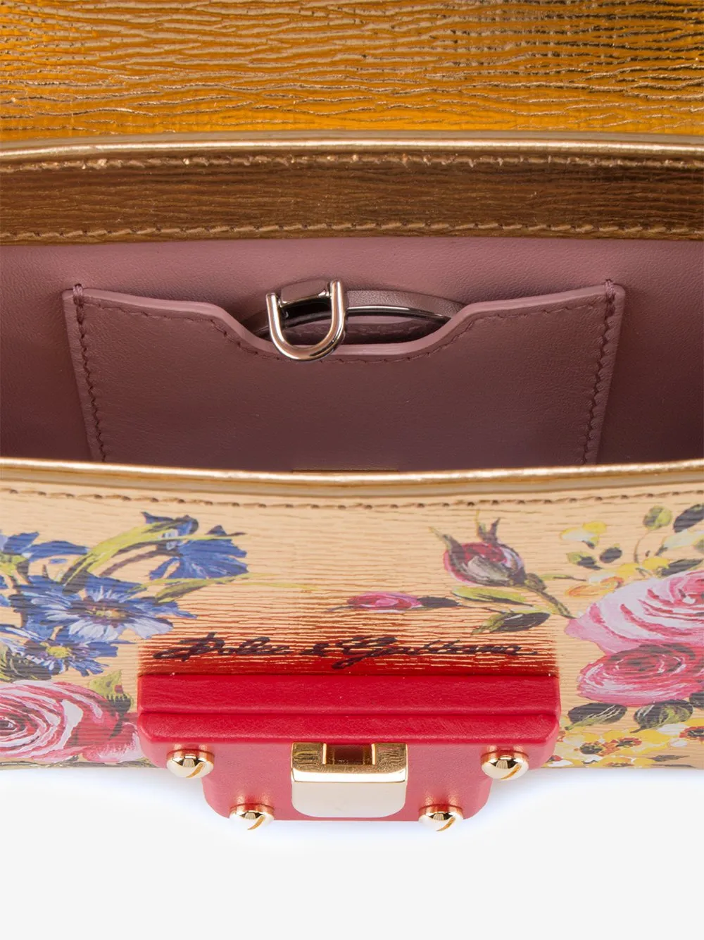Mini Rose Painted Lucia Bag