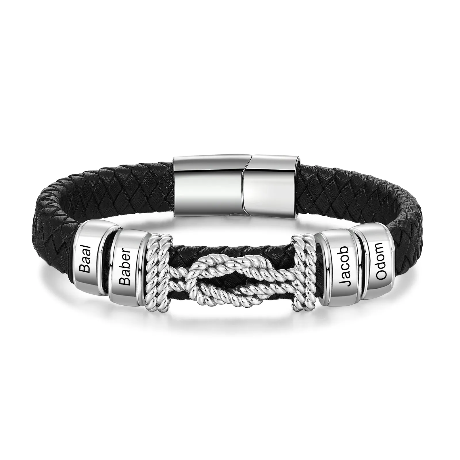 Personalised Bracelet For Men-Stainless Steel Men Bracelet