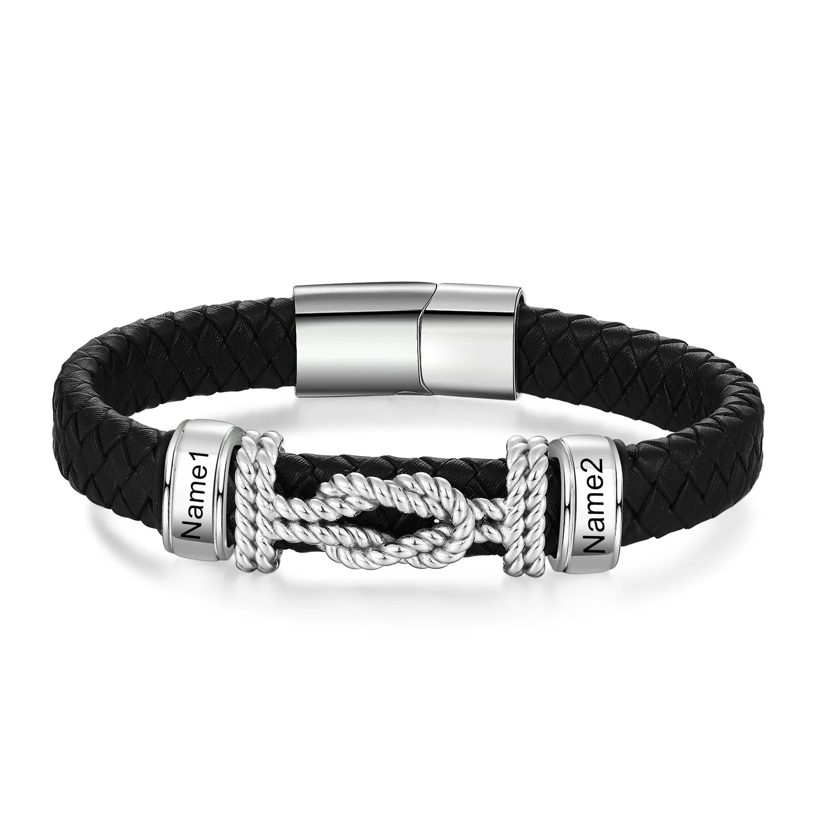 Personalised Bracelet For Men-Stainless Steel Men Bracelet