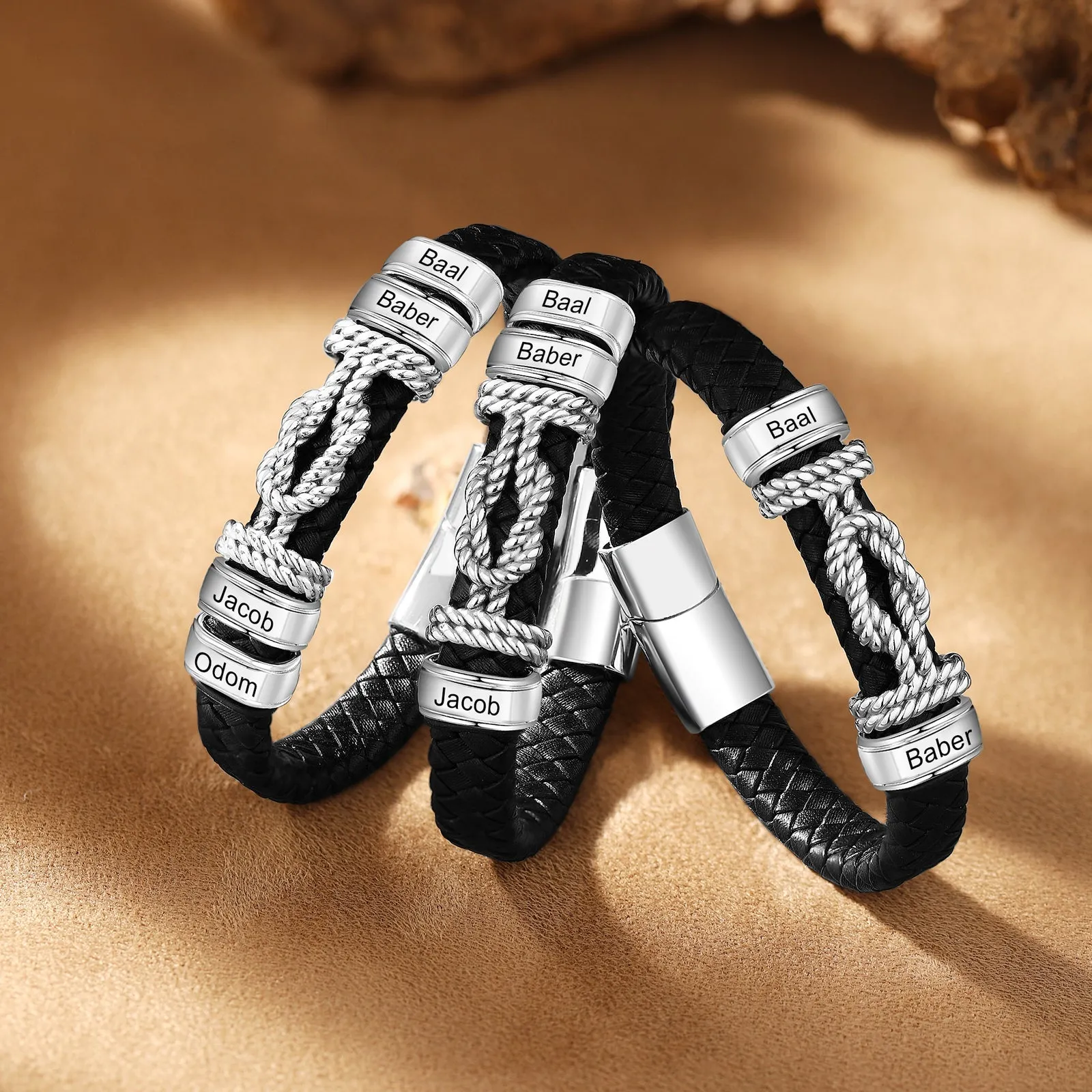 Personalised Bracelet For Men-Stainless Steel Men Bracelet