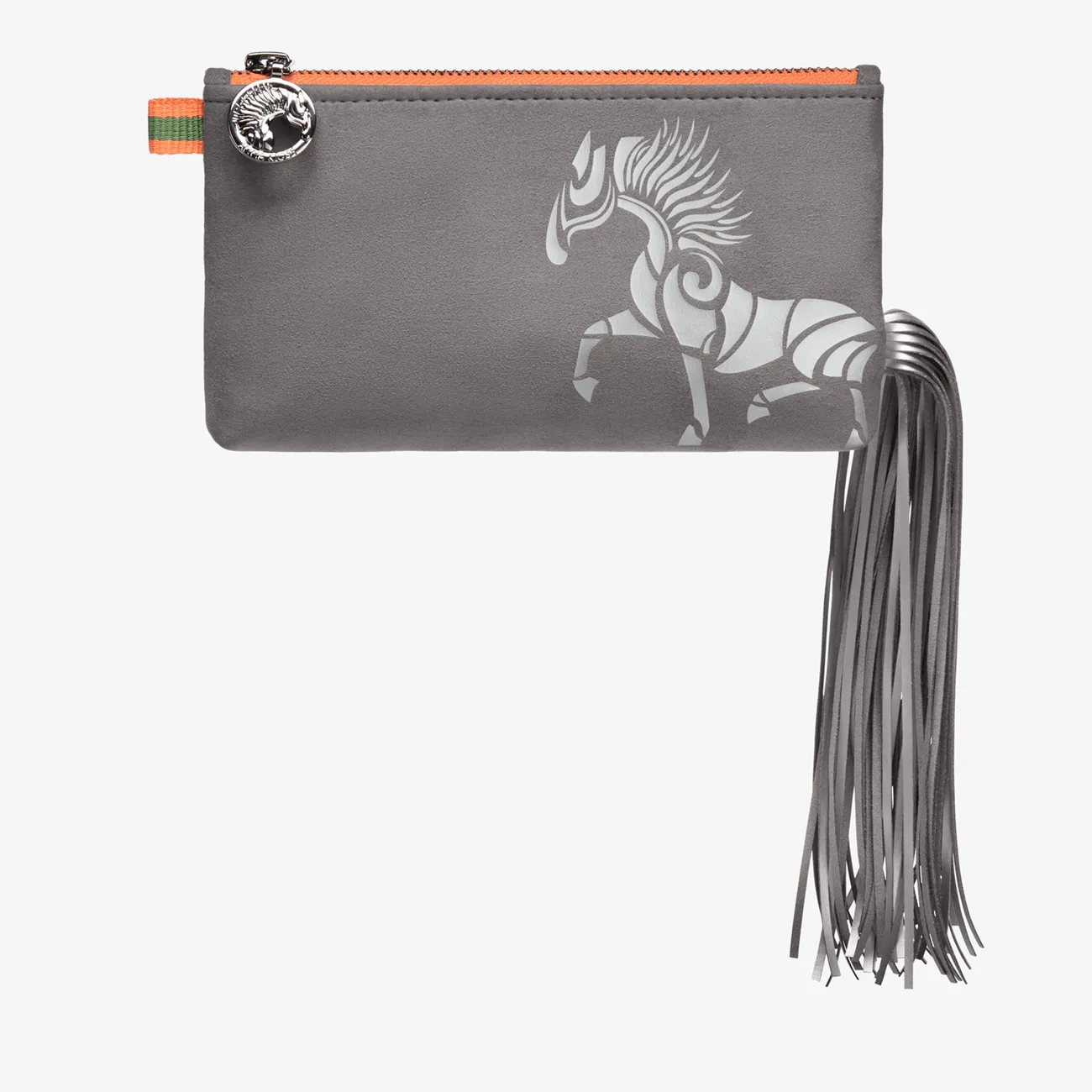 Ponytail Beltbag "Koala Grey" with silver print