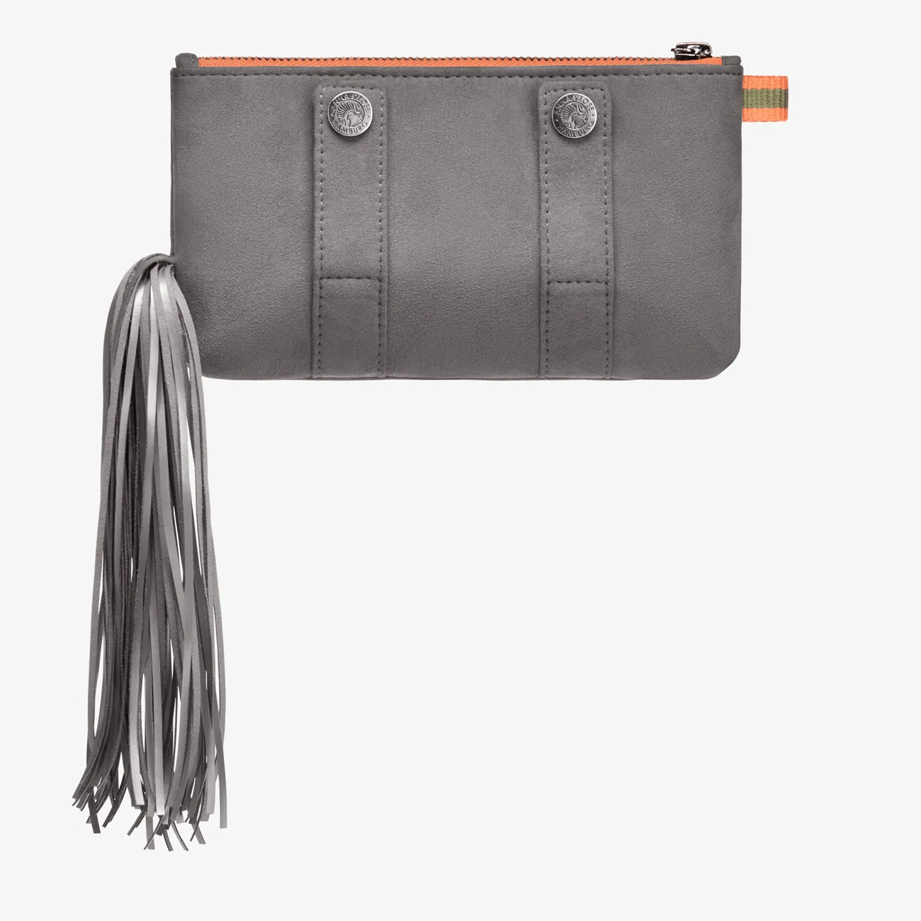 Ponytail Beltbag "Koala Grey" with silver print