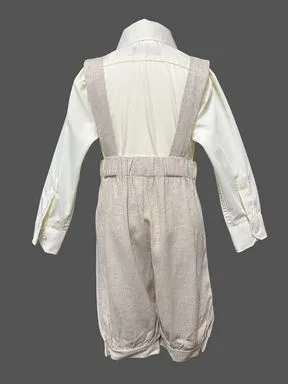 Vintage Khaki Suspender set